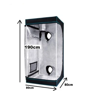 90*90*180 Gewächshaus Zuchtzelt Indoor Grow Zelt Box Zuchtschrank Growschrank - Bild 1 von 8