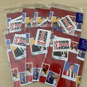 Papel de envolver musical y etiquetas de regalo de Disney High School x 7 paquetes NUEVO paquete - Imagen 1 de 3