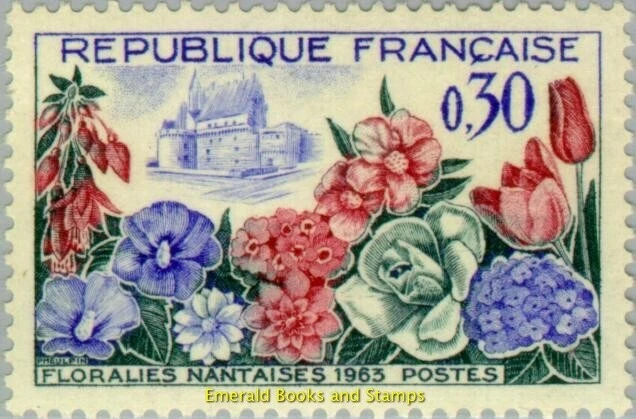 EBS France 1963 - Flower Exhibition Nantes - Floralies Nantaises - YT 1369 MNH** - image 1 of 1