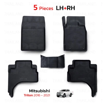 Alfombrilla de goma RHD de 4 puertas engranaje automático para Mitsubishi L200 Triton 2016 2021 Foto 1 de 4