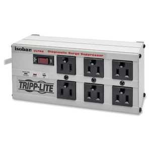 Eaton ISOBAR6ULTRA Isobar 6-Outlet Surge Protector, 6 ft. Cord with Right-Angle - Picture 1 of 2