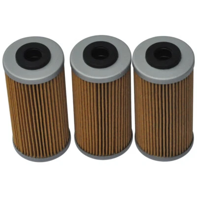 3 filtros de aceite de motocicleta para BMW G450 X 09-12 Husqvarna SMR449 11-12 TC449 11-14 Foto 1 de 4