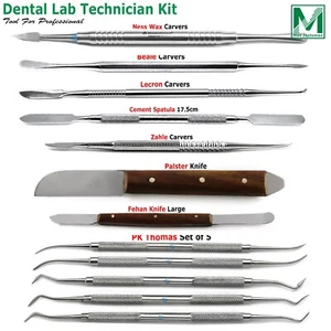 Dental Lab Technician Kit Wax and Modelling Carver Sculpting Tools Mixing Knives - Imagen 1 de 9