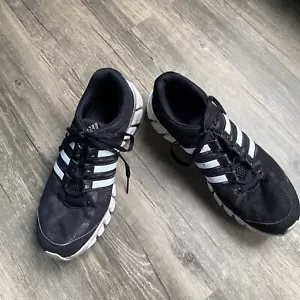 Adidas Trainer Athletic Shoes Mens Size 8.5 Black & White # 107246092 Adiprene+ - Picture 1 of 11