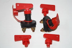 2 x Battery Isolator Switch WITH SPARE KEY100A Continuous @ 12v 500a Power Kill - Picture 1 of 4