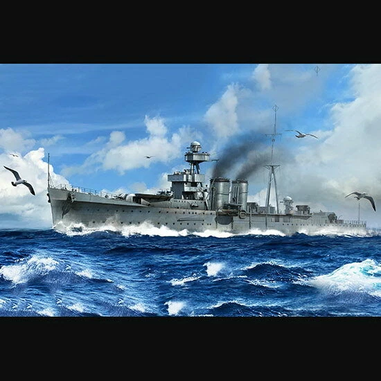 Trumpeter 1/350 HMS Calcutta C-class Light Cruiser - Image 1 of 1