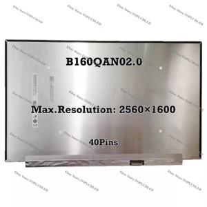 B160QAN02.0 16.0" 2560×1600 40 Pins EDP 2.5k 165Hz 16:10 LCD Écran Panneau - Picture 1 of 2