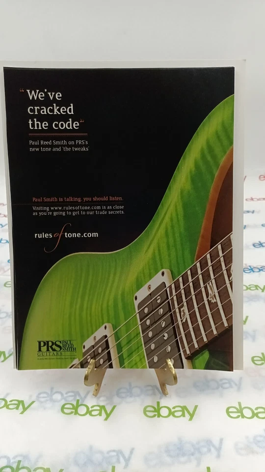  Guitarra PRS MAGAZINE PRINT AD Paul Reed Smith  Foto 1 de 1