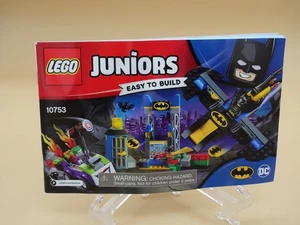 Lego The Joker Batcave Attack Juniors 10753 Instruction Manual with Bricks - Picture 1 of 2