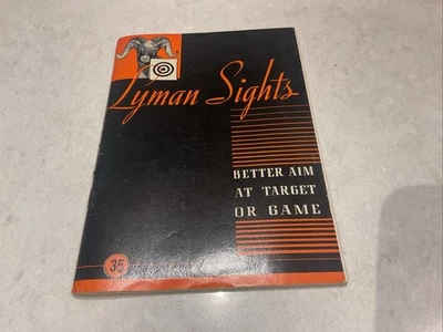 Catálogo original de miras para rifle y pistola Lyman 1949 64 páginas más insertos Foto 1 de 4