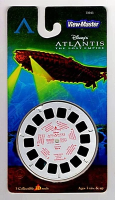 2001 VIEW-MASTER #73943 "DISNEY'S ATLANTIS THE LOST EMPIRE" 3-REEL RACK PACK - Image 1 of 3