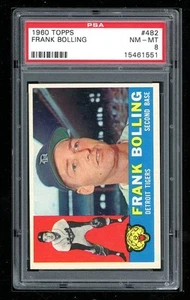 1960 Topps #482 Frank Bolling PSA 8 - Picture 1 of 2
