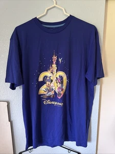 Disneyland Paris 25° Anniversario Camicia Donna Grande L Blu Topolino Minnie - Foto 1 di 7