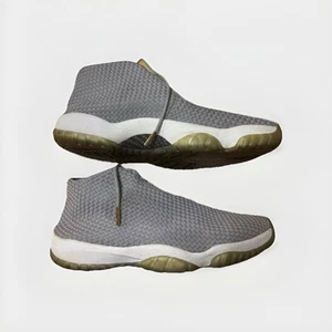 Jordan Future Wolf Gray White Men Size 8 Shoes Nike Sneakers 656503-004 Rare - Picture 1 of 5