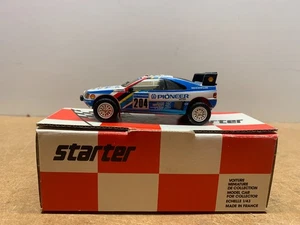STARTER KIT MONTÉ PEUGEOT 405 GRAND RAID PARIS DAKAR 1988 1/43 EN BOITE E7 - Picture 1 of 7