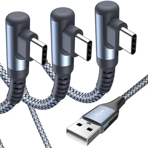 USB C Kabel Rechter Winkel [3er-Pack, 10 Fuß + 6,6 Fuß + 3,3 Fuß], 3,1 A Schnellladekabel Neu... - Bild 1 von 7