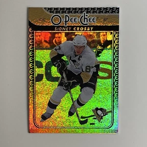 Sidney Crosby RAINBOW Foil #87 2009-10 O-Pee-Chee Pittsburgh Penguins HOCKEY NHL - Picture 1 of 12