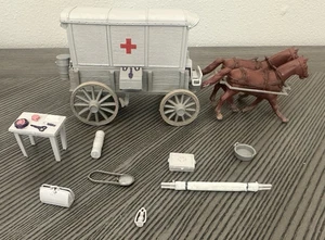 Marx The Blue & Gray Battle Set Ambulance Sanitätswagen - fast vollständige Notizen - Bild 1 von 8