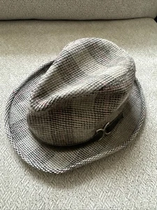 Stevens Reg. de colección Sombrero Fedora Tweed 7 3/8 Hombre Años 40’s - Imagen 1 de 4