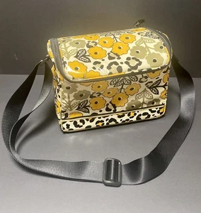 VERA BRADLEY Retired "GO WILD" Yellow Stay Cooler Insulated - Very Good Cond - Picture 1 of 9