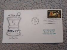USA FIRST DAY COVER 1972 A TRIBUTE TO THE PHARMACIST