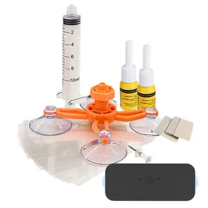 Car Windshield Windscreen Repair Kit Car Wind Glass Chip Resin Cracked Fix Tool - Picture 1 of 12