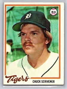 1978 Topps #94 Chuck Scrivener Detroit Tigers VG-EX