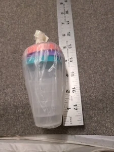 Juego de 3 contenedores y tapas brillantes vintage Tupperware 2 onzas MIDGET 101 NUEVO - Imagen 1 de 3