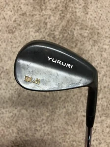 Yururi 🇯🇵 BLACK Forged Wedge Iron 41* Stiff Flex Steel Shaft RH - Picture 1 of 7