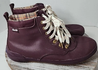 Botas Keds Hightop Scout Li Púrpura Resistente al Agua - Para Mujer Talla 9.5 Excelente Foto 1 de 4