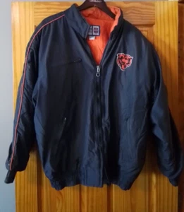 Vintage LOGO ATHLETIC Jacket Mens Large Game Day Chicago Bears Rare - Picture 1 of 14