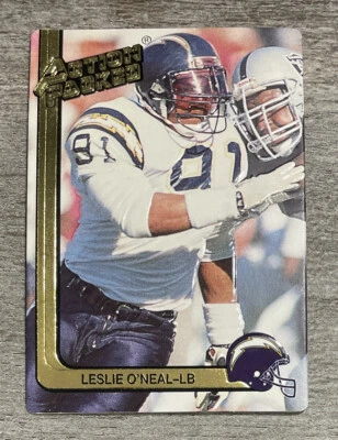 Leslie O’Neal 1991 Action Packed Chargers #237  *F675* - Image 1 of 2