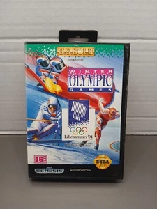 Olympische Winterspiele (Sega Genesis, 1993) komplett im Karton - Bild 1 von 4