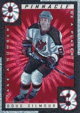 1997-98 Be A Player TAKE A NUMBER #7 DOUG GILMOUR - NEW JERSEY DEVILS