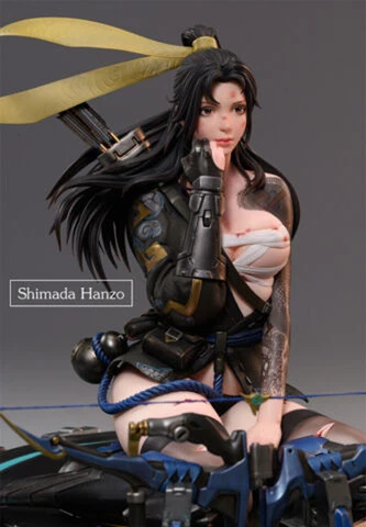 Presell WhaleSong Studio Overwatch Female Shimada Hanzo Limited Statue Pre-sale Cover