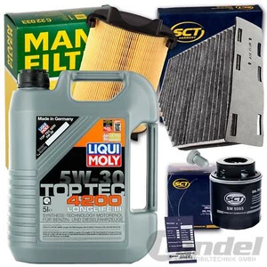 FILTERSET+LIQUI MOLY 5W30 ÖL für 1.2 1.4 TSI TFSI AUDI A3 TOURAN PASSAT GOLF 6 - Bild 1 von 5