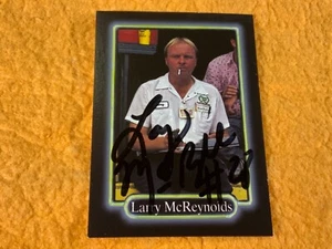 U5-100 LARRY McREYNOLDS AUTOGRAPHED NASCAR TRADING CARD - 1990 MAXX - Picture 1 of 2