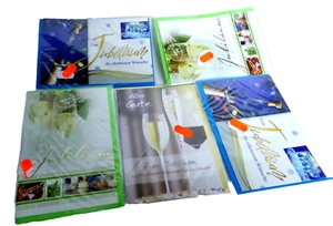 Jubiläumskarte Glückwunschkarte Jubiläum Karte Jubiläum Firmenjubiläum 4 er Pack - Bild 1 von 2