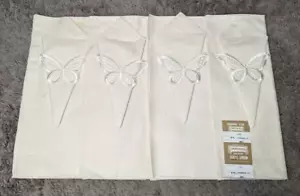 Vintage Imperial 8 pc Luncheon Set - White 4 Placemats/4 Napkins w/Tag - Picture 1 of 3