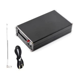 2KM 0.5W FM Transmitter 76-108MHz LCD Display Stereo Audio Antenna FM-D5W2 - Zdjęcie 1 z 11