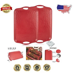 Versatile Extra Large Serving Tray Set, 20x13 Inch - Perfect for All Occasions - Picture 1 of 9