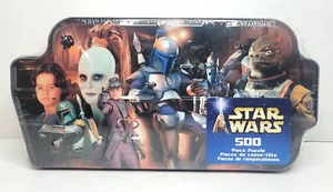 2002 Hasbro Star Wars Bounty Hunters 500 Piece Puzzle w/ Collectible Tin Sealed - Picture 1 of 4