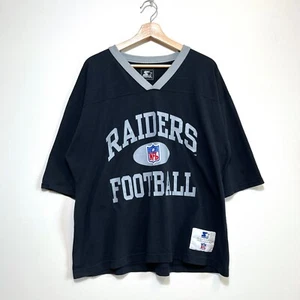 Vintage 90s NFL Las Vegas Raiders Starter Cotton T-Shirt Jersey Size XL - Bild 1 von 11