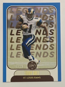 Panini Legacy Football Legends 2021 Torry Holt Rams azul índigo 11/25 sp #129! - Imagen 1 de 2