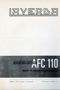 Autofalciatrice Laverda AFC 110  manuale uso e manutenzione - Imagen 1 de 1