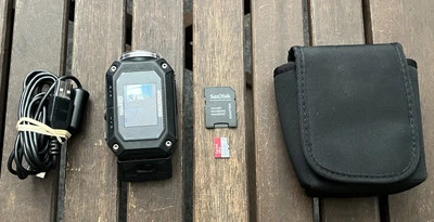 JVC GC-XA1BU HD Adixxion Action Video Camera With Charger, 64gb Sd Card And Case - Image 1 of 4