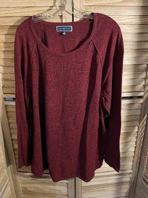 Suéter de manga larga Karen Scott para mujer talla grande 2X espiga Foto 1 de 4