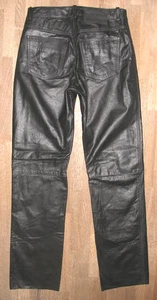 - HELD - Damen- LEDERJEANS / Biker - Lederhose in schwarz ca. Gr. 40 - Bild 1 von 4