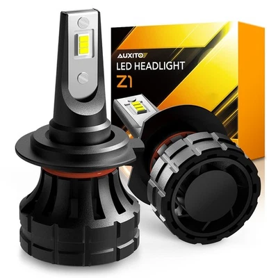 H7 LED Headlight Bulbs for Mercedes S Benz SL SLK E C CL Class Hi Low Beam 6000K - Image 1 of 4