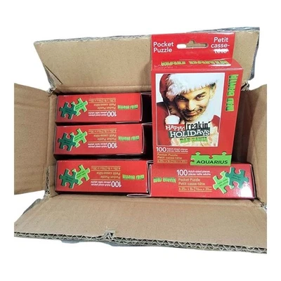 Wholesale Lot 12 BAD SANTA Christmas Movie Holiday Retro Vintage Puzzle Case Toy - Image 1 of 4